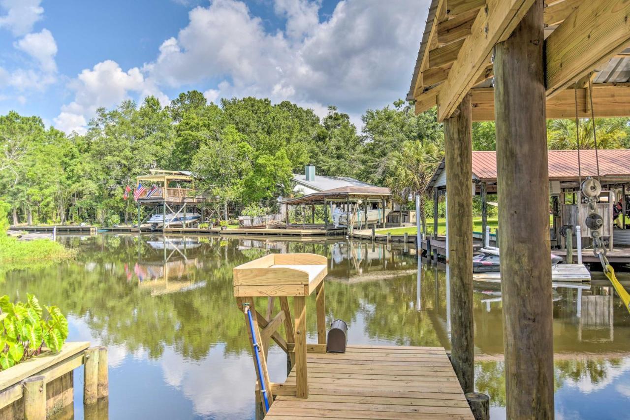 Riverside New Magnolia Springs Home With Dock, Beach Foley Bagian luar foto