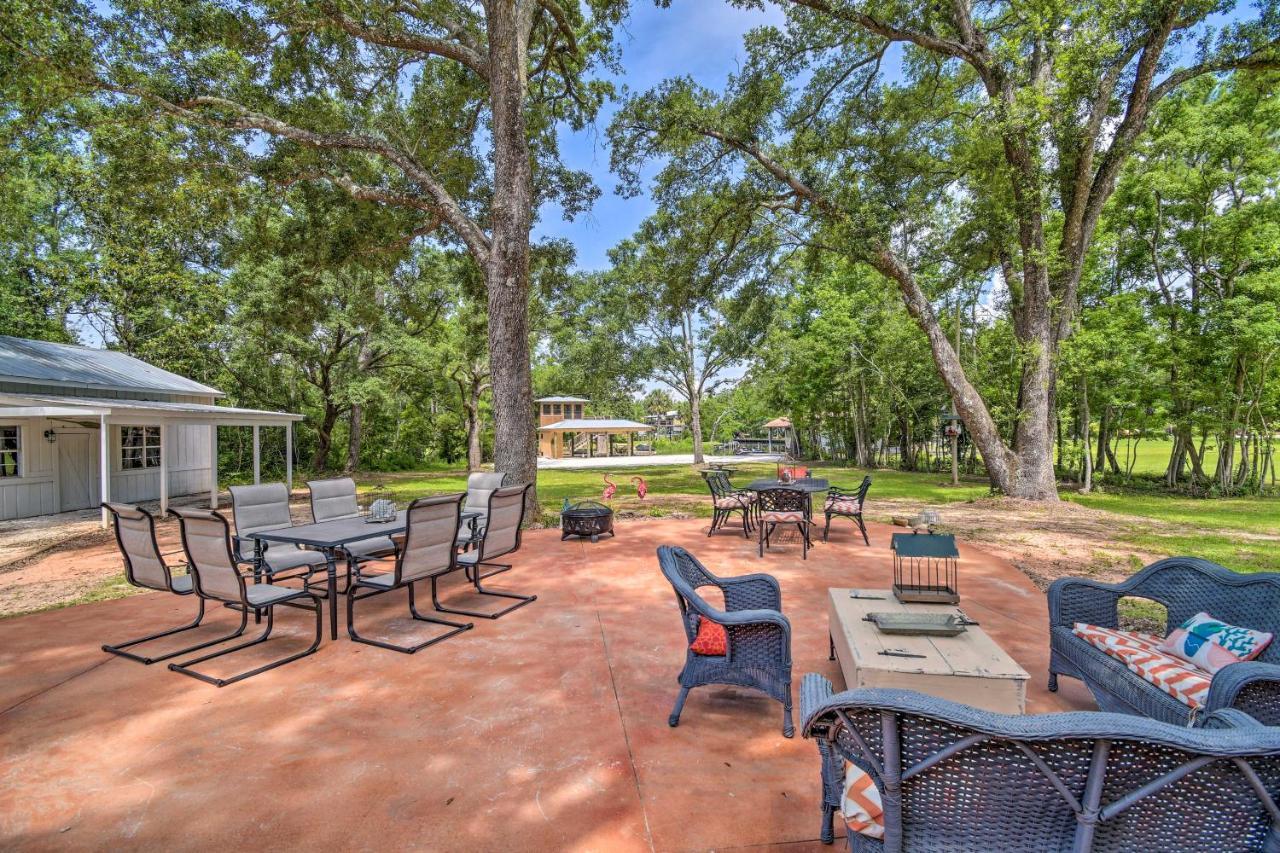 Riverside New Magnolia Springs Home With Dock, Beach Foley Bagian luar foto