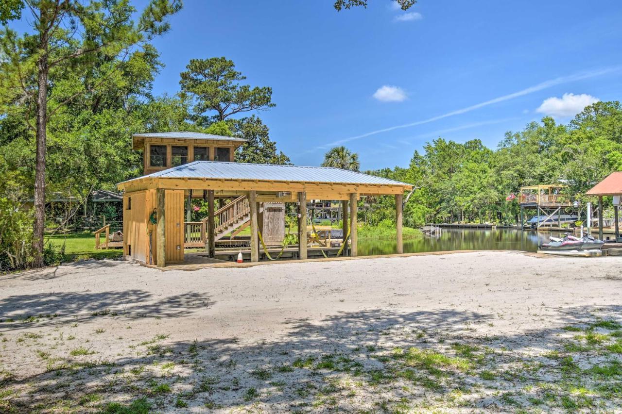 Riverside New Magnolia Springs Home With Dock, Beach Foley Bagian luar foto