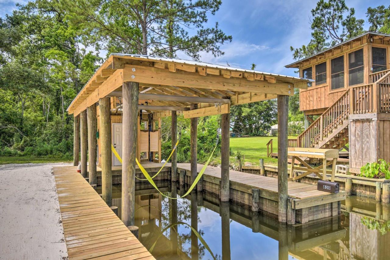 Riverside New Magnolia Springs Home With Dock, Beach Foley Bagian luar foto